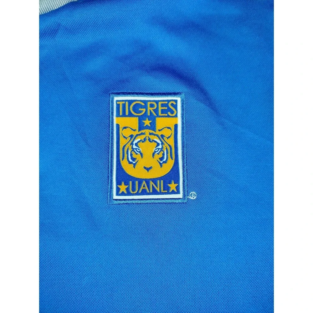 Tigres UANL‎ Track Jacket Mens Medium Blue Soccer Adidas Full Zip Top Warm Up